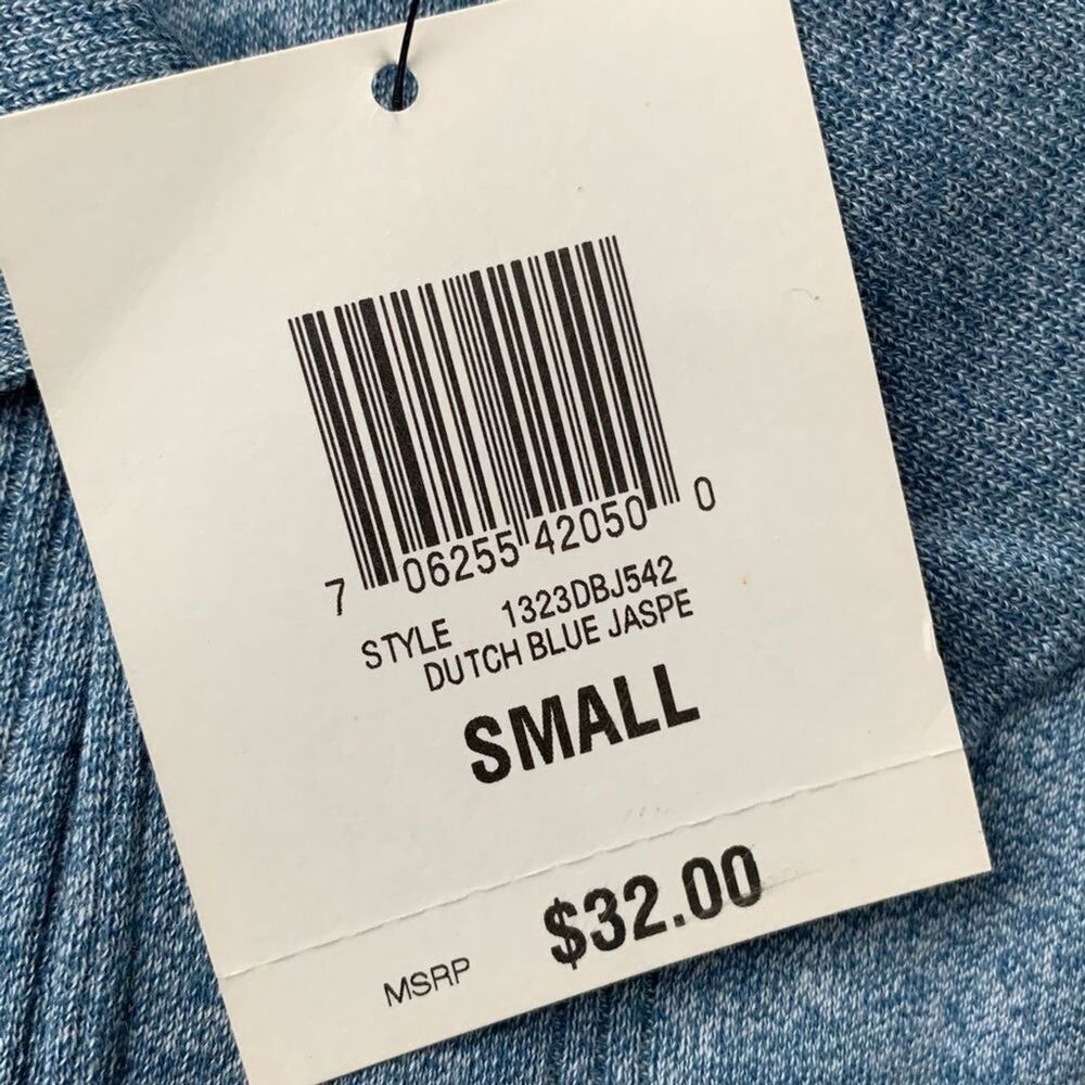Alfani Blue Polo Shirt Men's Small BNWT - Picture 3 of 6
